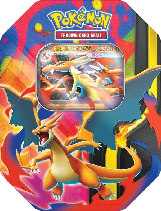 Pokemon TCG Mega Charizard Tins