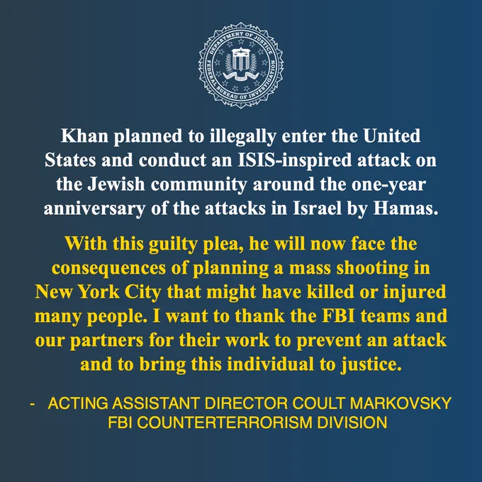 Quote from FBI Counterterrorism Division Acting Assistant Director Coult Markovsky. Visit the link in the text to learn more.