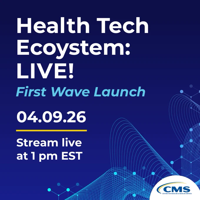 Health Technology Ecosystem: Live! First Wave Launch. \n04.09.26\nStream live at 1 pm EST