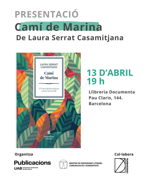 Camí de Marina, premi periodisme literari