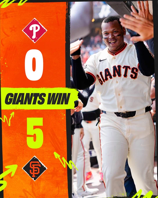FINAL: Giants 5, Phillies 0