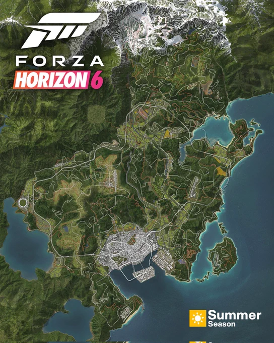 Forza Horizon 6 map