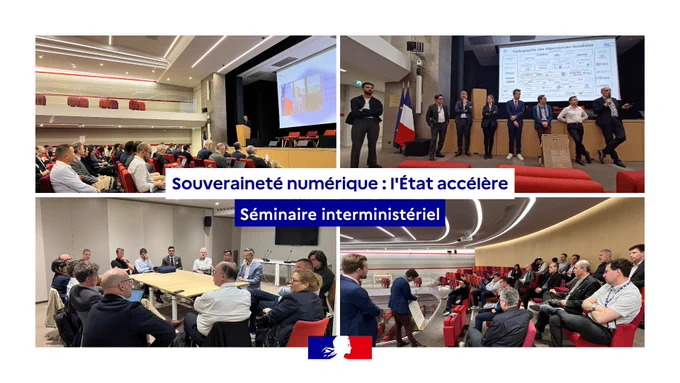 Souveraineté numérique : l'État accélère
Séminaire interministériel

- République française