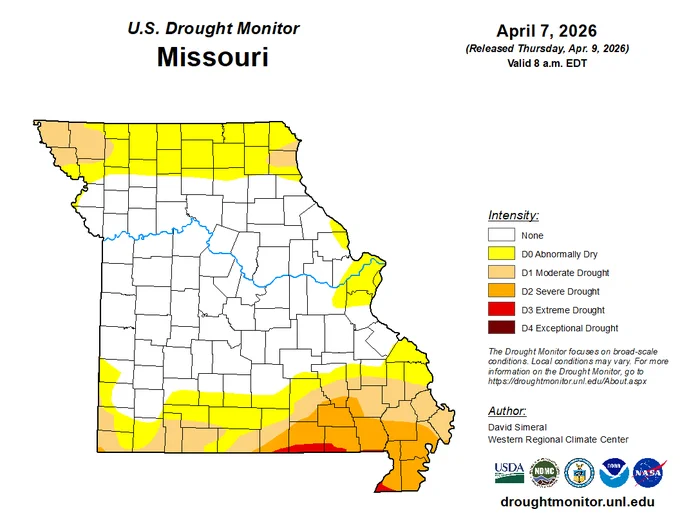 Graphic: April 7 Drought Monitor