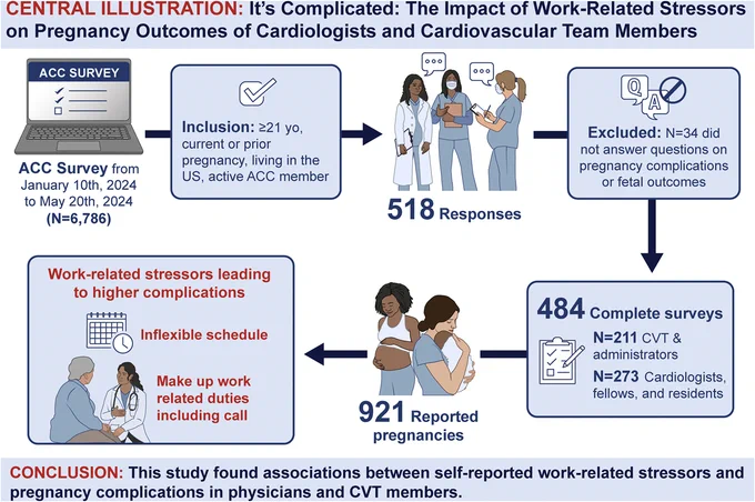 It’s Complicated: Impact of Work-Related Stressors on Pregnancy Outcomes of Cardiologists and Cardiovascular Team Member