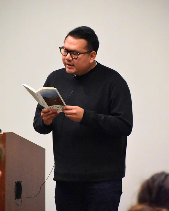 Jake Skeets reading from Horses poems