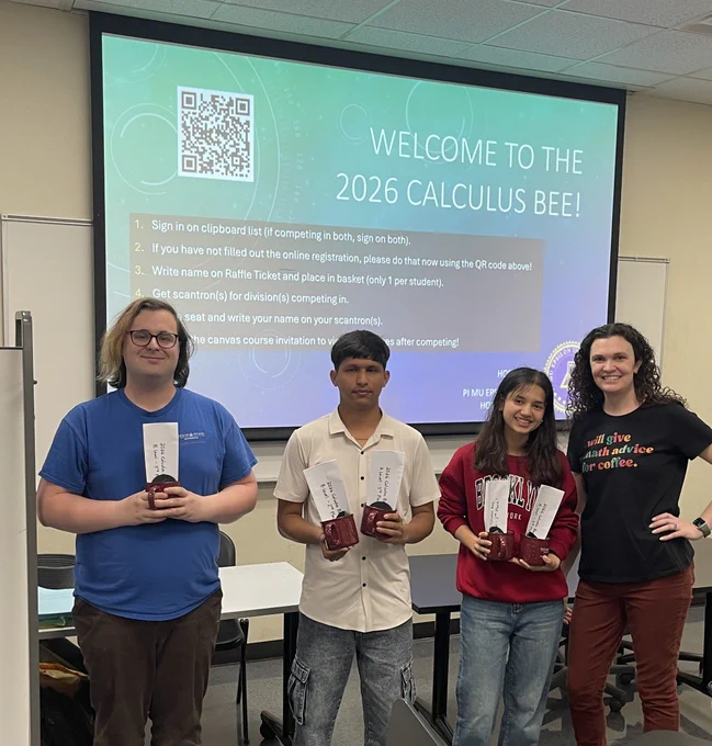 B level winners of the Calculus Bee