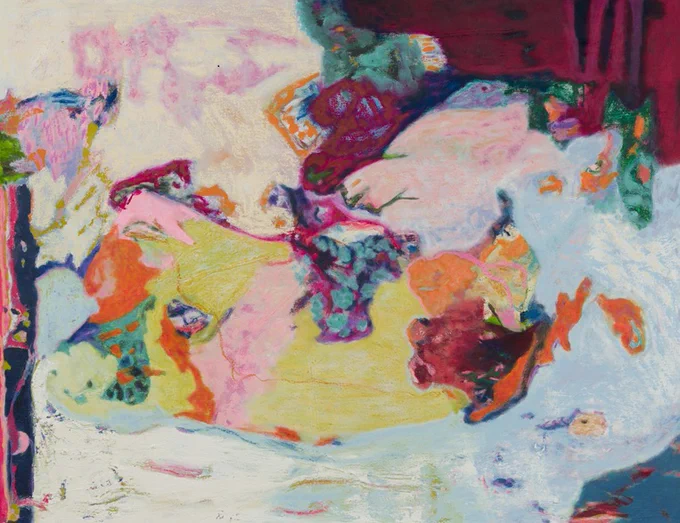 image of painting titled Ruff and Tumble, 2025 by Sarah Dwyer