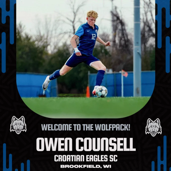 We are thrilled to announce our next newcomer to the 2026 squad, Owen Counsell! Another quality addition to our backline, Owen can play centrally or on either side & brings athleticism, clean technique, and a real threat on set pieces. Welcome to the Pack, Owen! 🐺