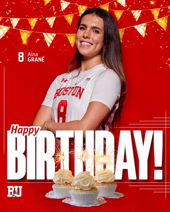 Happy Birthday graphic for Aina Grané