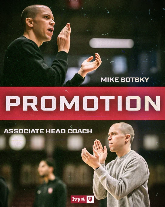 Promotion | Mike Sotsky | Associate Head Coach