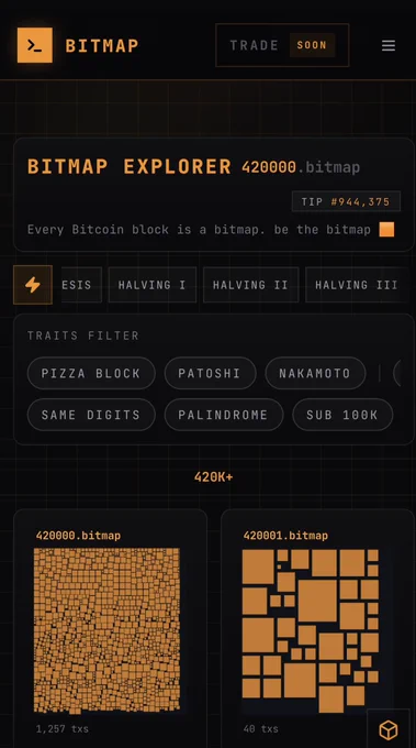 Bitmap explorer