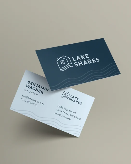 LakeShares business card