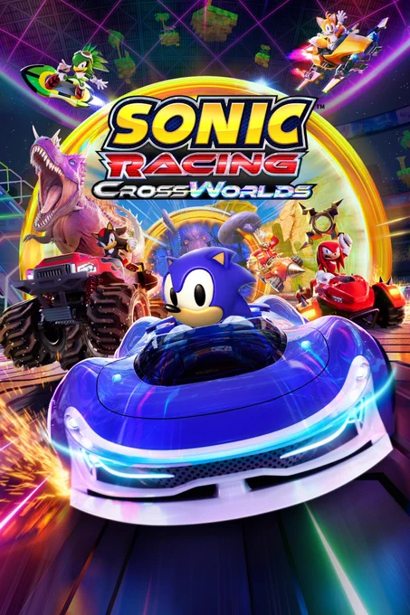 It feels like someone's trying to 1up this Sonic Racing: CrossWorlds box art...