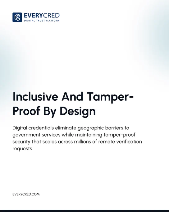 Secure Digital Trust Across the Ecosystem with EveryCRED.