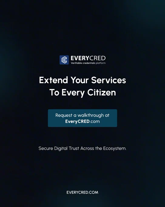Secure Digital Trust Across the Ecosystem with EveryCRED.