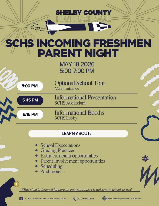 SCHS Incoming Freshmen Parent Night