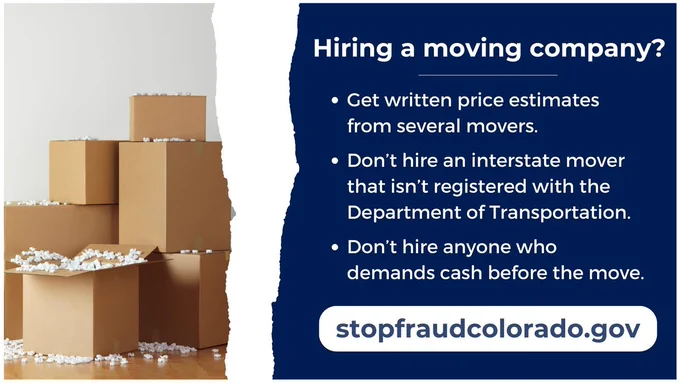 "Hiring a moving company? Get written price estimates from several movers. Don’t hire an interstate mover that isn’t registered with the Department of Transportation. Don’t hire anyone who demands cash before the move."
