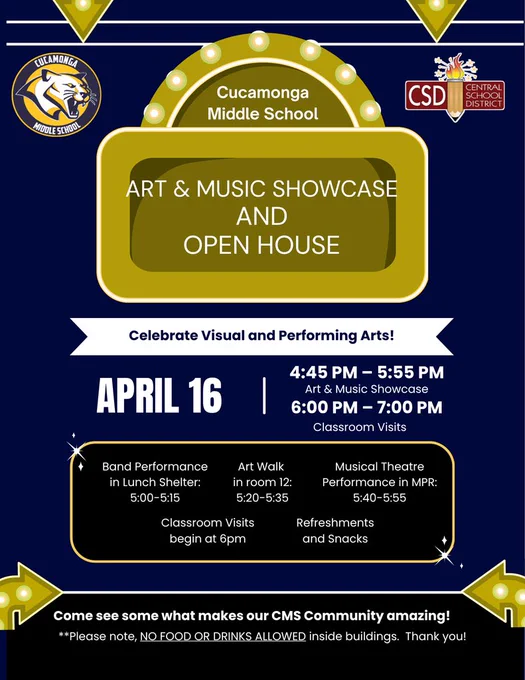 Arts  Showcase and Open House 4.16.26