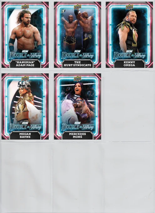 AEW Upper Deck E-Pack Digital Promo Double Or Nothing 2025