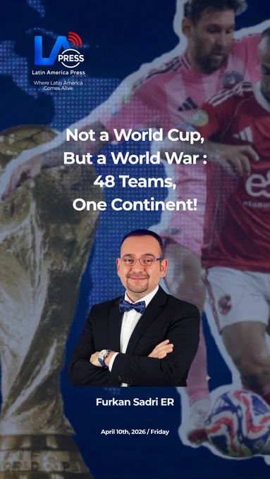Are you ready for the 2026 FIFA World Cup, where 48 national football teams will compete, promising fierce competition and open to surprises? A different perspective on the World Cup is available at LA Press.

https://youtu.be/pjkbicQDn4s
