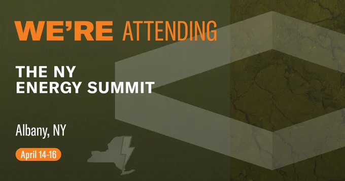 SEARCH’s Jordon Loucks is in Albany for the NY Energy Summit April 14 through 16.