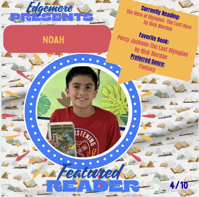 Featured reader - Noah
