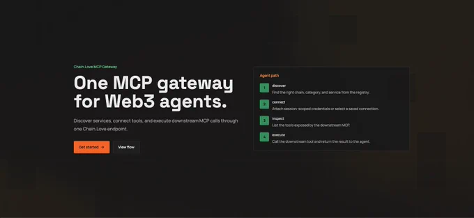 MCP gateway for Web3 agents & infra