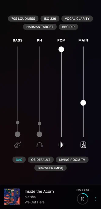 Build custom volume controls for sound interface.