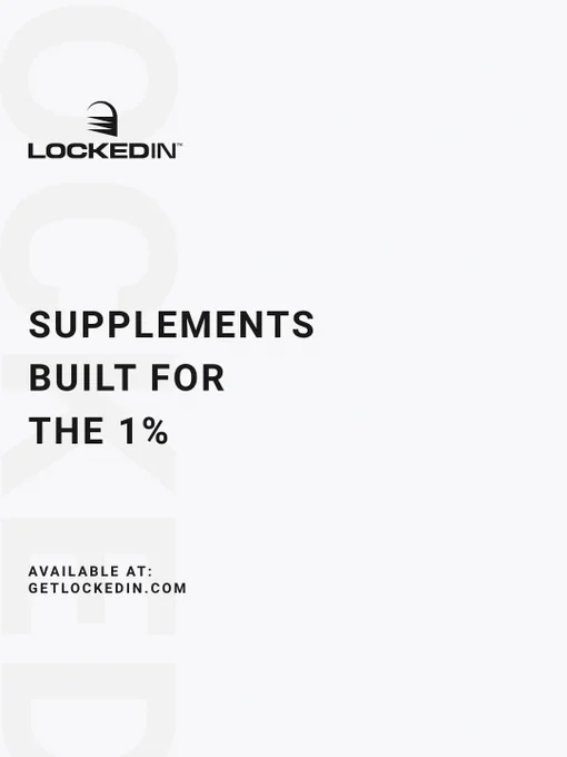 Supplements Built For The 1%. Supplements By Locked In