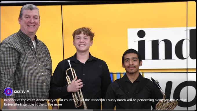 Combined Randolph County Bands to perform Sunday, APR 12