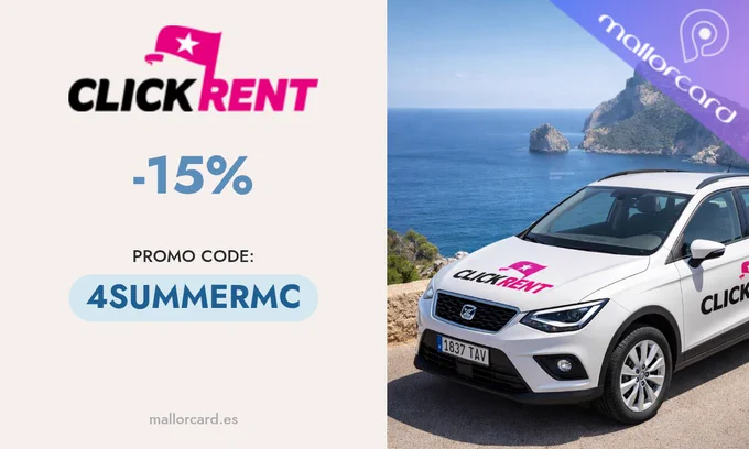ClickRent Código promocional SUMMERMC