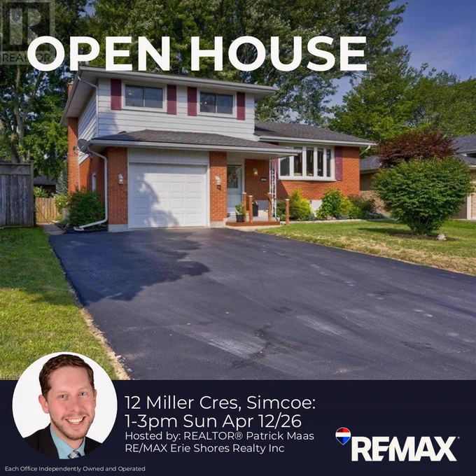 Welcome to a home that truly checks all the boxes for family living — now refreshed and better than ever with a recently repainted main floor, giving the space a bright, clean, and modern feel from the moment you walk in. This beautifully maintained 3-bedroom, 2-bathroom side split is perfectly situated in one of Simcoe’s most desirable, family-friendly neighbourhoods. Just a short walk to schools, parks, the rec centre, and the Norfolk County Fairgrounds, this location offers the lifestyle today’s families are looking for — convenience, community, and room to grow. Step inside to discover a sun-filled, open-concept living and dining area — the ideal gathering space for everything from busy weekday mornings to hosting friends and family. Don’t miss your chance to make this welcoming home yours. Join us on Sunday at the open house or call your Agent to book your private showing asap.