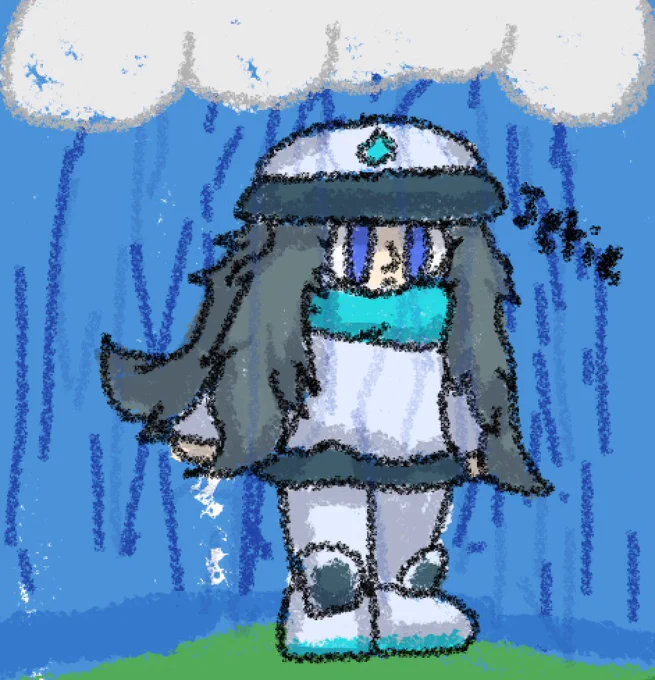 it is rainy day for Snowé
