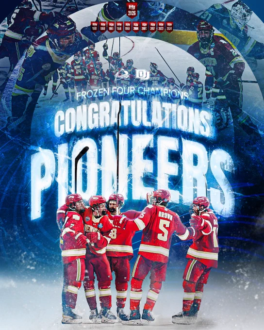 Congratulating the University of Denver on winning the Frozen Four and a Men's National Championship