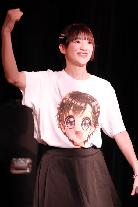 この日の為に作ったＴシャツもステキで可愛い❣️