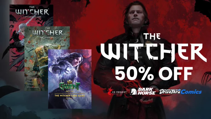 The Final Day to save 50% on The Witcher at DriveThruComics.com