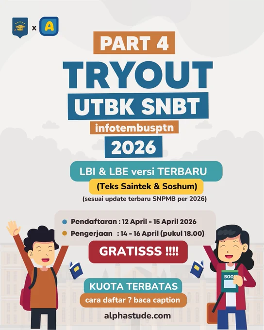 TRYOUT UTBK GRATIS