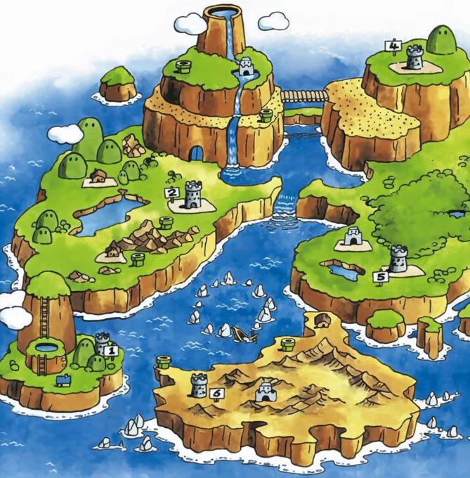 vivi boa parte da infância nesse mundo: super mario world