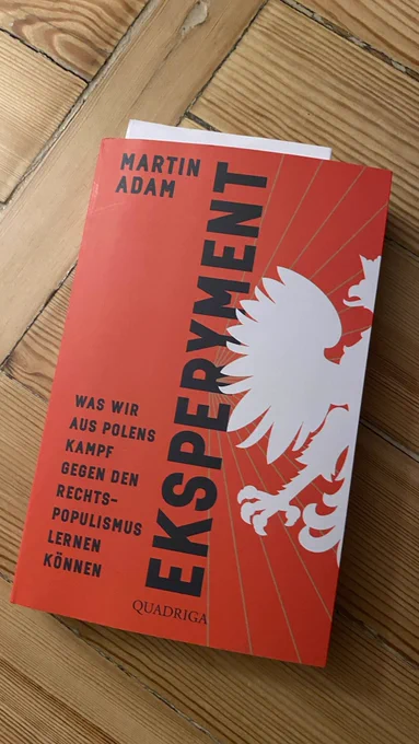 Buch-Cover „Eksperyment“ von Martin Adam
