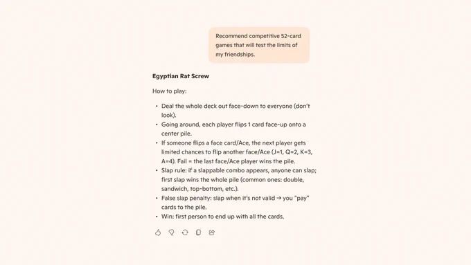 Clean layout explaining how to play Bullshit (Cheat), with rules for bluffing and calling opponents.