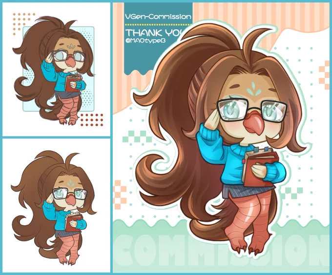 chibi commission and wip