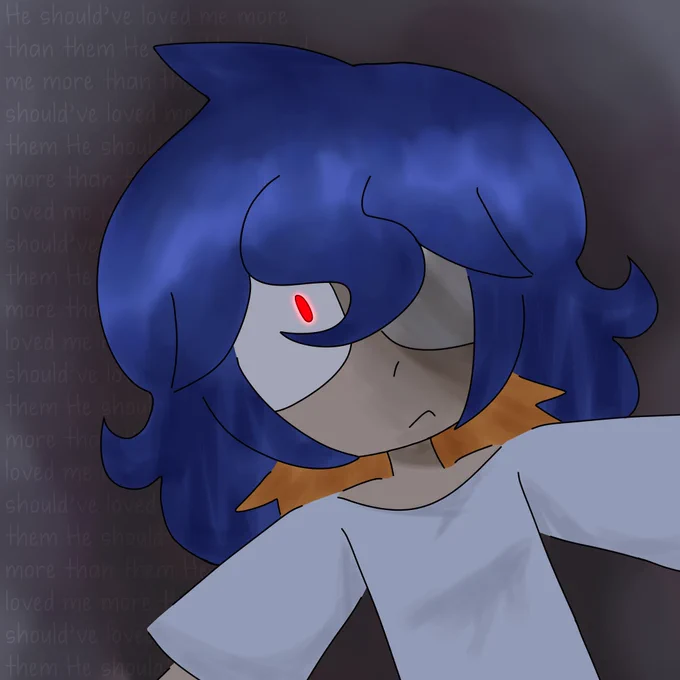 That isn’t blood on the floor, just some fuckass aura