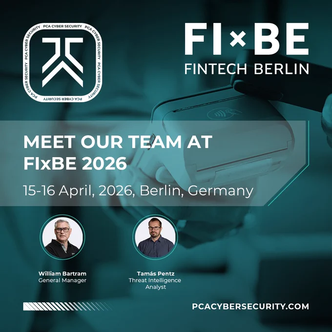 PCA Cyber Security joins #FIxBE2026 as a Rocketship Partner.

Meet us at Stand 74 in Berlin 🇩🇪
Let’s talk about going beyond compliance → real security.

📅 15–16 April
🔗 https://www.fibe-berlin.com/en/program

#FIBE2026 #Fintech #CyberSecurity