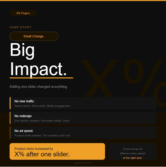 Small Change, Big Impact: Adding a Slider Increased Our Product Clicks by X%