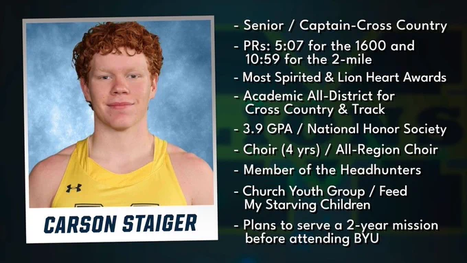 Scholar Athlete of the Week