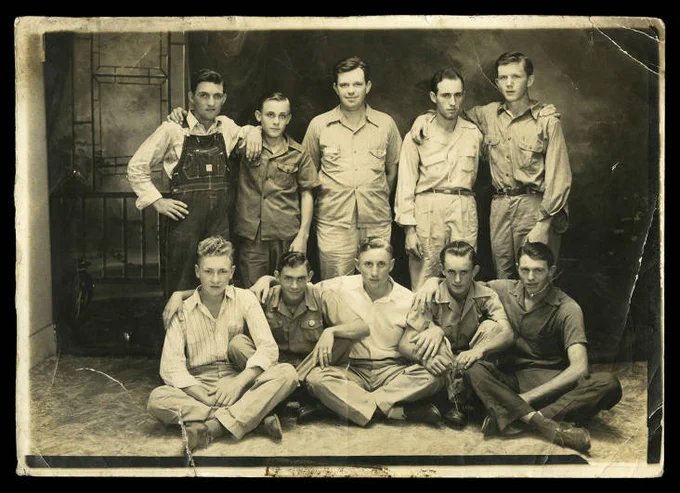 	
From the Tippah County Historical and Genealogical Society Tommy Covington Collection. Photograph of 1943 Peoples School Undefeated baseball team.