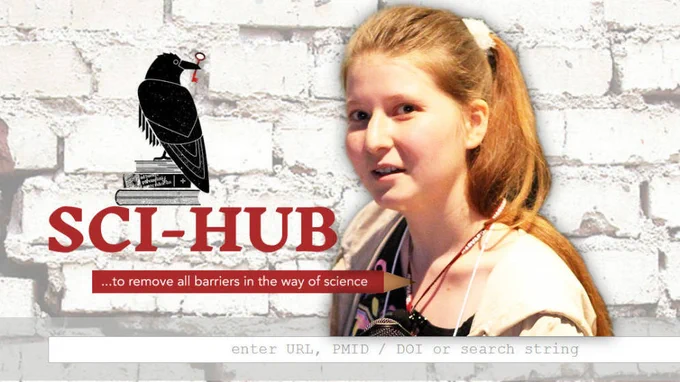 Alexandra Elbakyan, the founder of Sci-Hub
