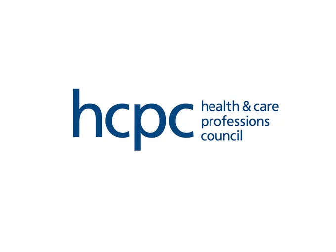 Logo of the Health & Care Professions Council on a white background. 