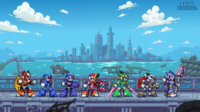 Megaman Zero all characters